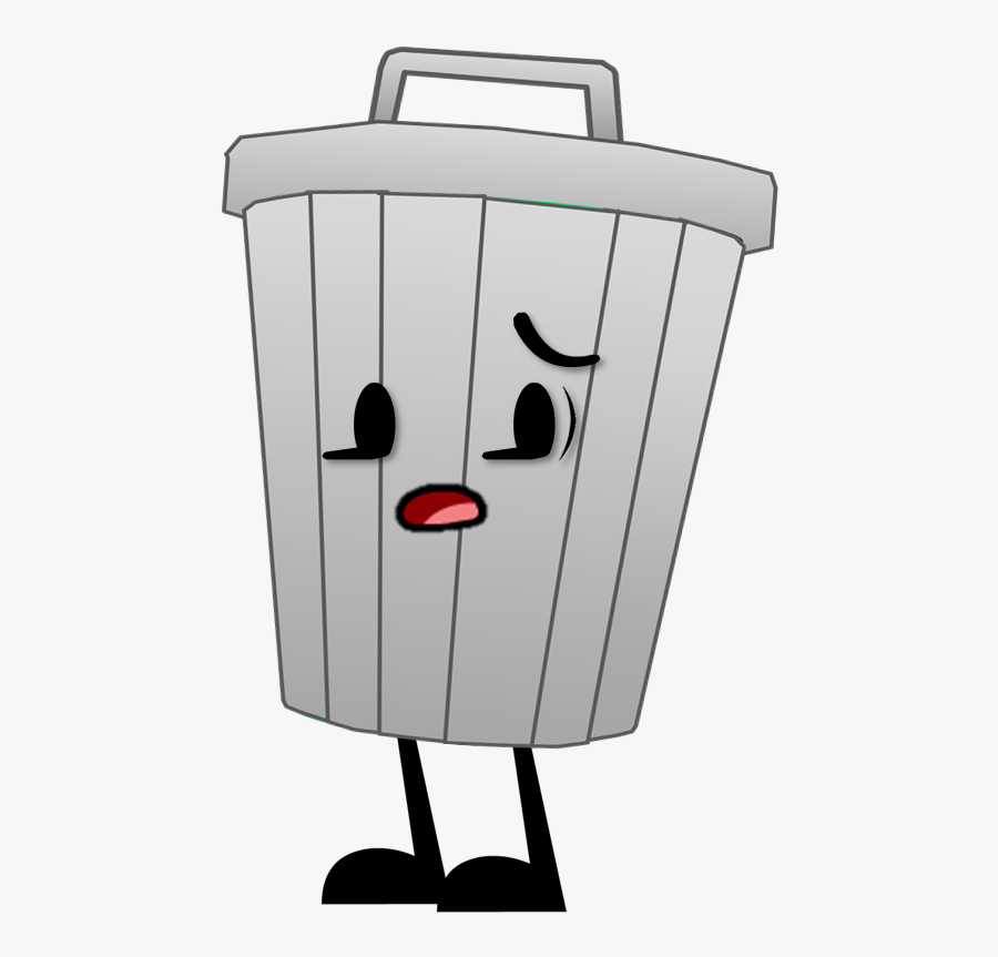 Trashcan Animated Png - Cartoon Transparent Garbage Bin, Transparent Clipart