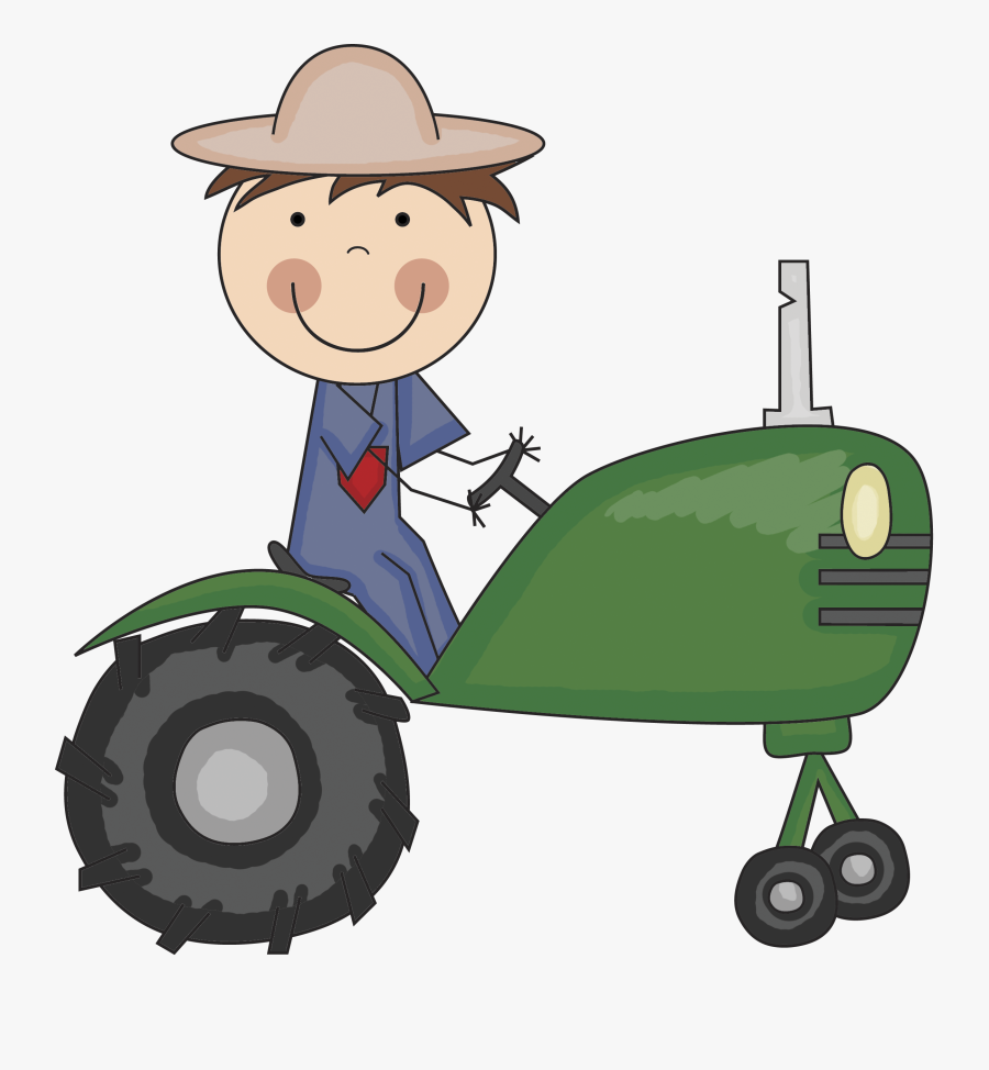 Go To Image - Farmer With Tractor Png , Free Transparent Clipart ...