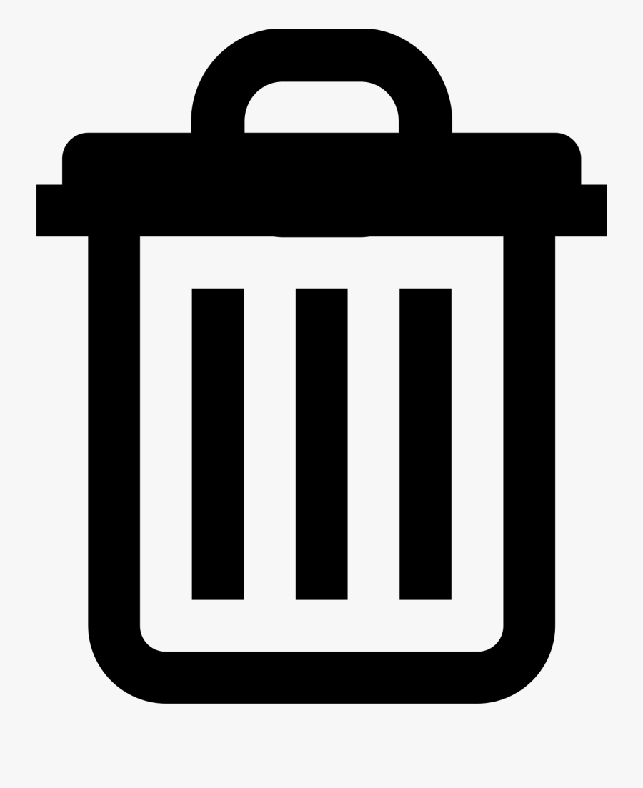 Clip Art Library Trash Can Icon Free Download Png And - Red Trash Icon Png, Transparent Clipart