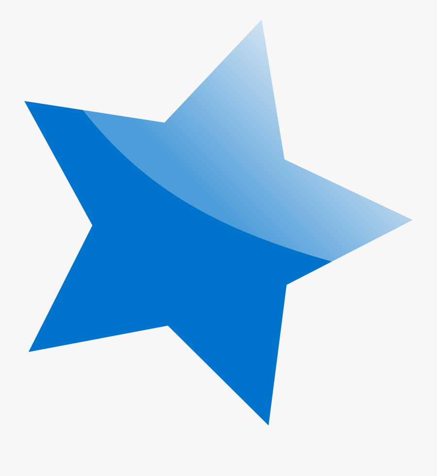 Starburst Clipart Openclipart Org - Blue Star Transparent Background, Transparent Clipart