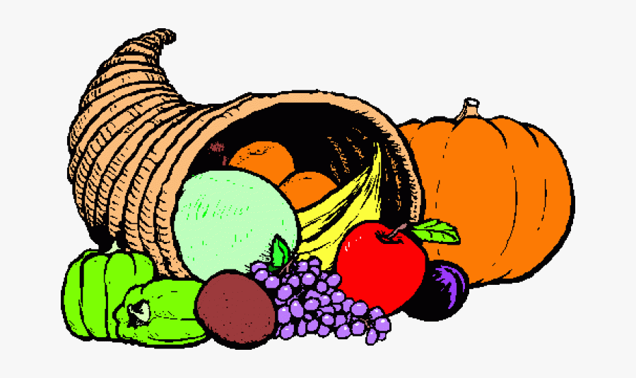 Cornucopia Clipart Black And White Www Transparent - Thanksgiving Coloring Pages Printables, Transparent Clipart