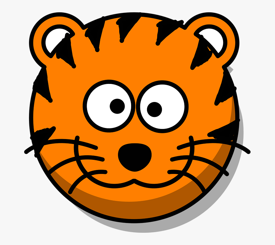 Cute Tiger Face Clip Art Easy Tiger Face Clipart Free Transparent Clipart Clipartkey