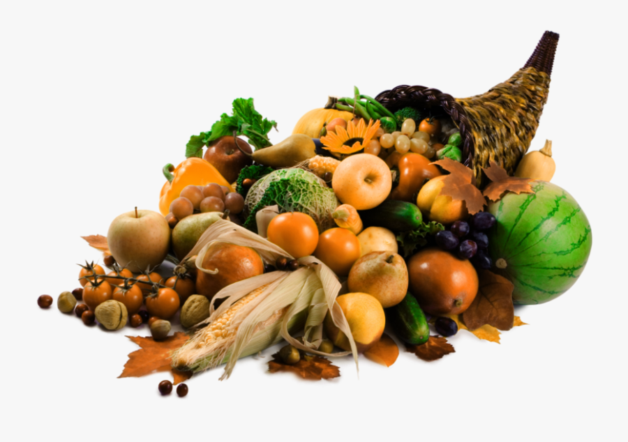 Clip Art Cornucopia Horn Yellow Tone - Horn Of Plenty Png, Transparent Clipart