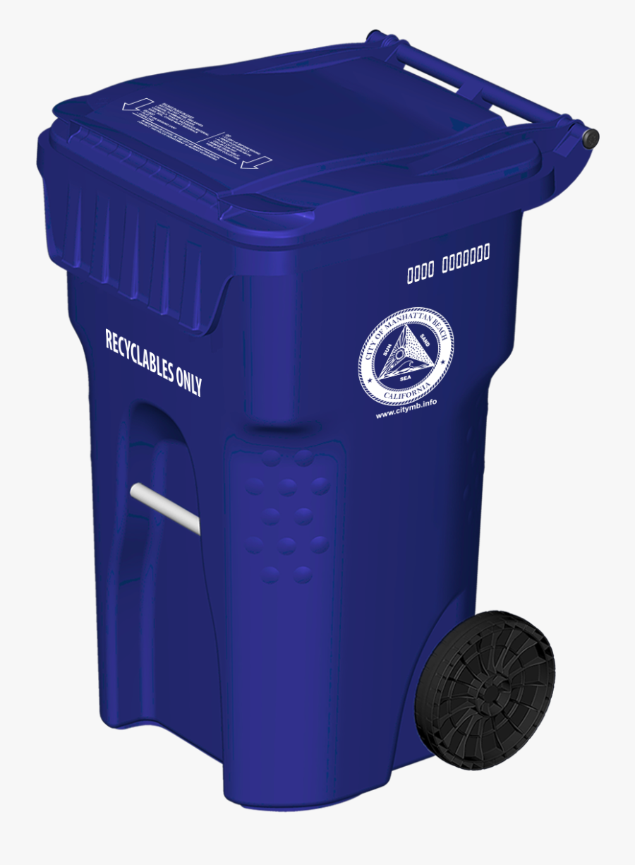 Hd Recycle - Blue Recycling Carts, Transparent Clipart