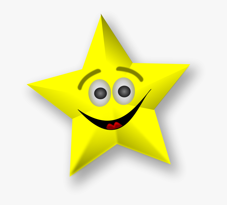 Cartoon Stars With Faces, Transparent Clipart