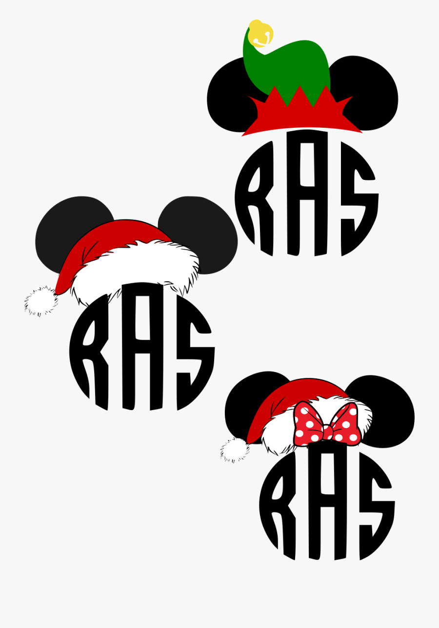 Santa Hat Clipart Monogram Christmas Svg Kids Monogram Free Transparent Clipart Clipartkey