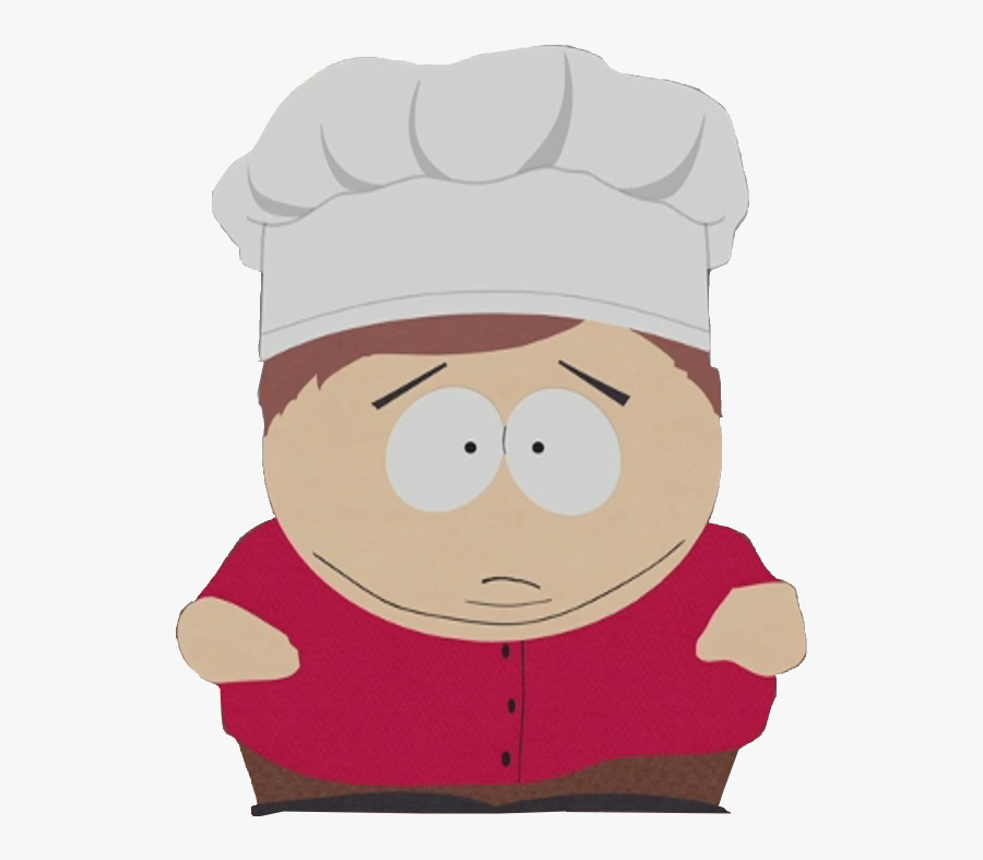 Transparent Chef Cap Clipart - Cartman Kyle Stan Kenny, Transparent Clipart