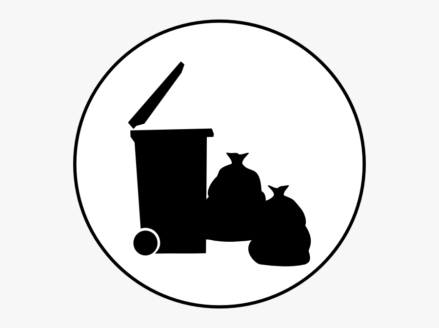 Trash Symbol Clipart - Garbage Icon Png, Transparent Clipart