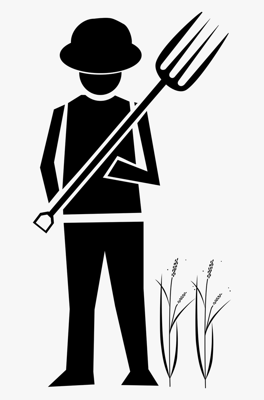 Png Library Agriculture Farmer Crop Field Free Commercial - Miner Clip Art, Transparent Clipart