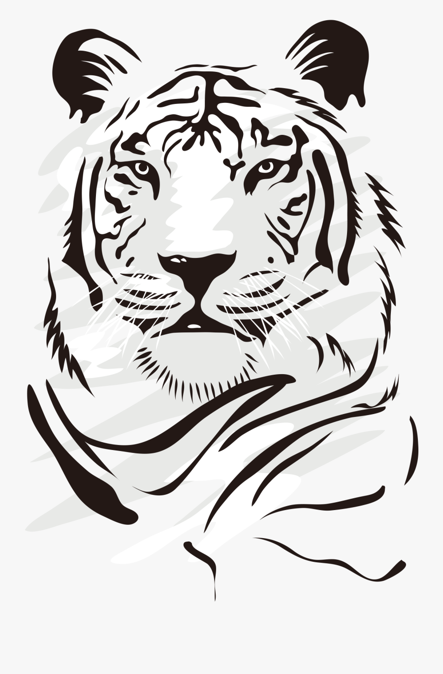 Tiger Euclidean Domineering Vector Png File Hd Clipart - Tiger Vector Art Png, Transparent Clipart