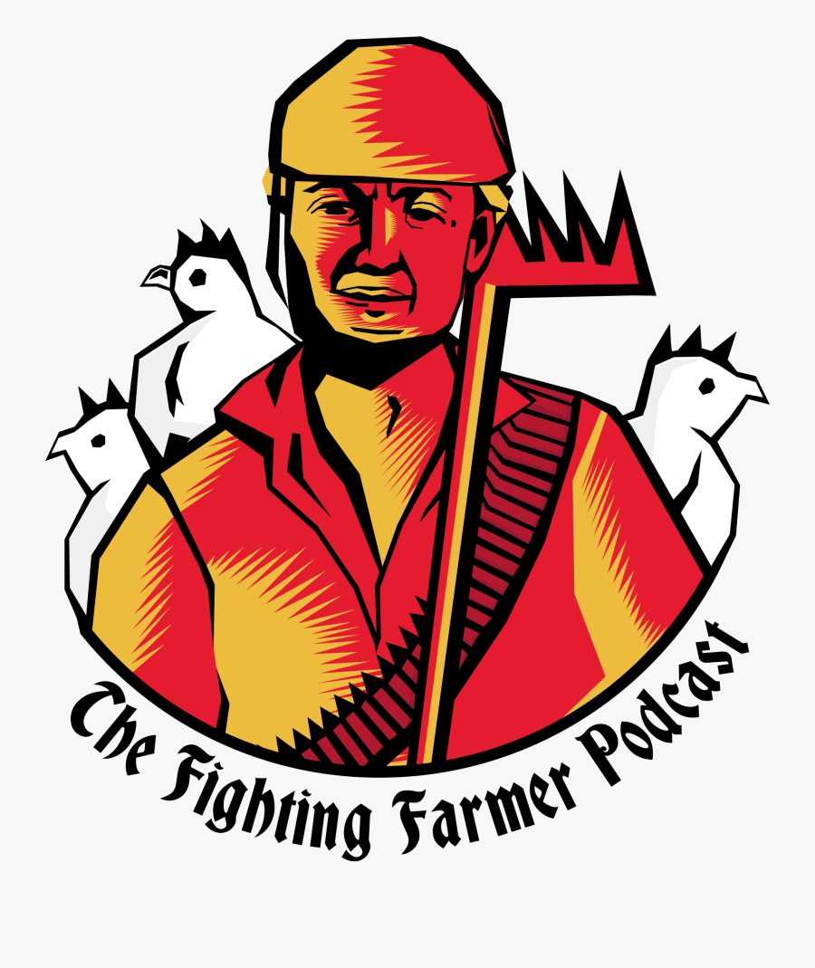 The Fighting Farmer Podcast With Terrell Spencer Clipart - Illustration, Transparent Clipart