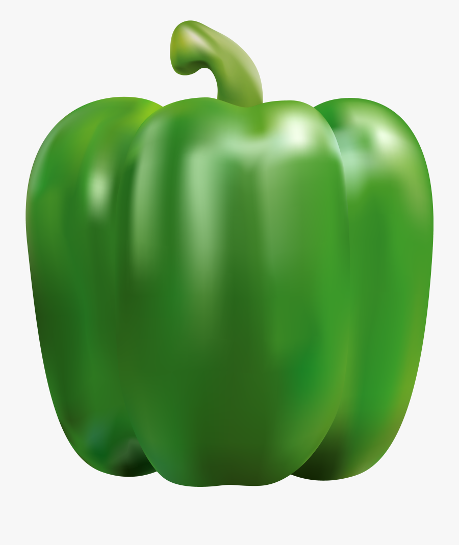 Green Pepper Clip Art Clipart Free Download - Green Bell Pepper Clipart, Transparent Clipart