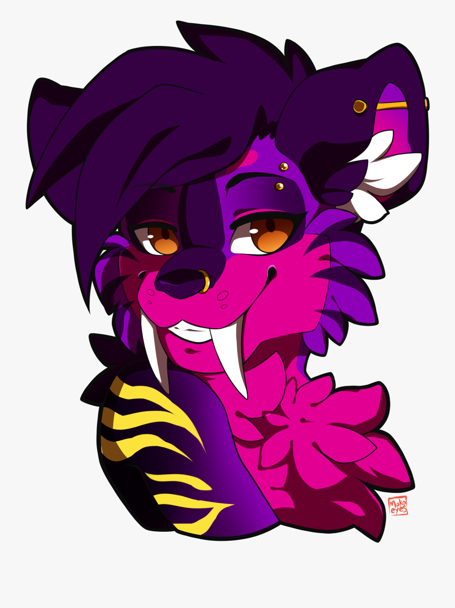 Transparent Saber Tooth Tiger Png - Anthropomorphized Saber Tooth Tiger, Transparent Clipart