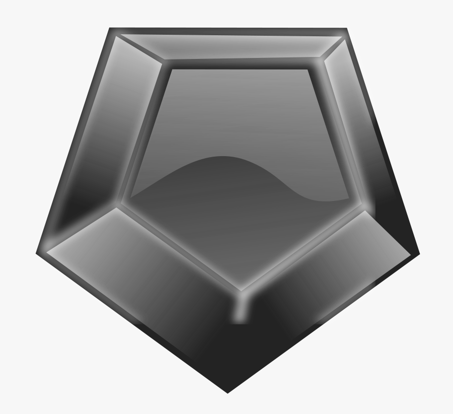 Free Clip Art "diamond Remix - Diamante De Seis Lados, Transparent Clipart