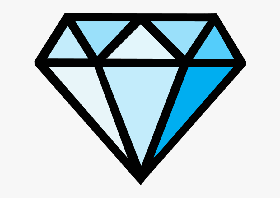 Clip Art Diamond - Cartoon Diamond, Transparent Clipart