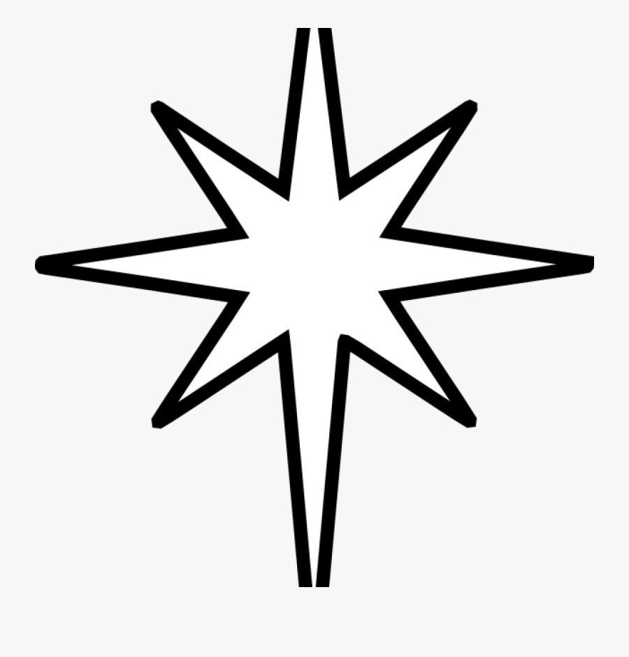 Transparent Nativity Clipart Png - 7 Point Star Png, Transparent Clipart