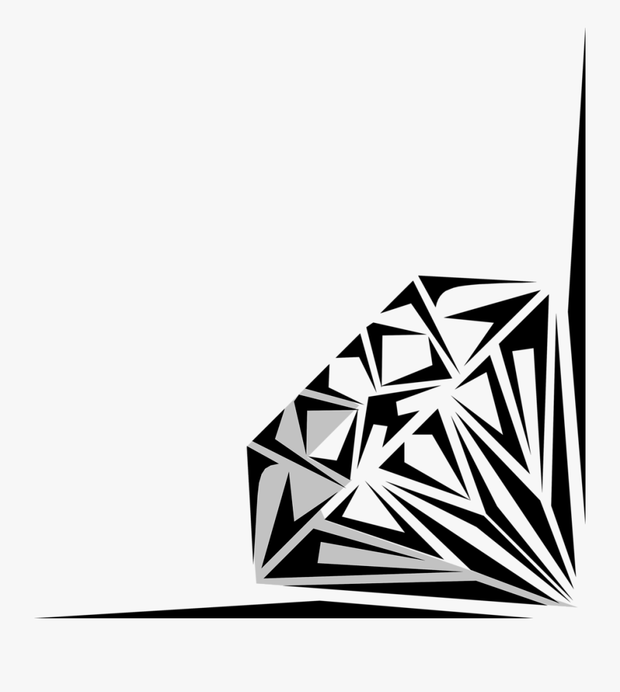 Clip Art Clipart - Diamond Border Clipart, Transparent Clipart