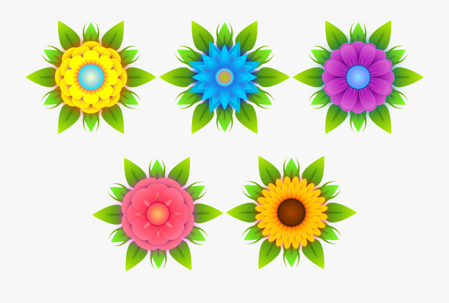Sunflower Clipart Abstract - Flores Tinker Bell Png, Transparent Clipart