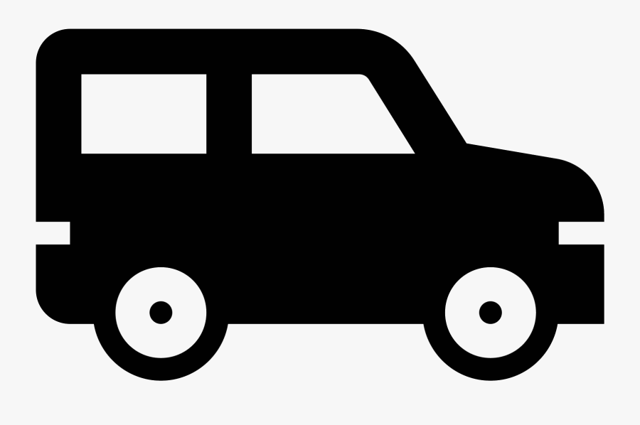 Jeep Filled Icon, Transparent Clipart