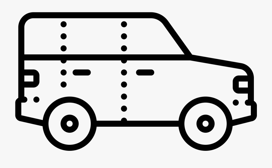 This Icon Is A Part Of A Collection Of Jeep Flat Icons - Easy Ice Cream Truck Drawing, Transparent Clipart