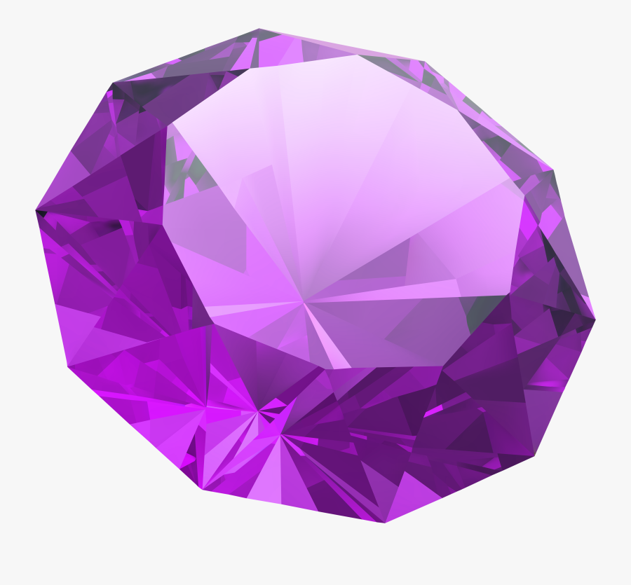Purple Diamond Png Clipart - Red Diamond Png, Transparent Clipart