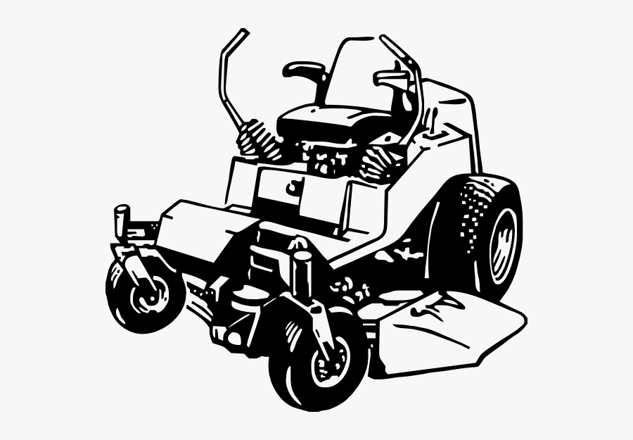 Lawn Mower Zero Turn Mower Clipart Clipart Kid - Zero Turn Lawn Mower Logo, Transparent Clipart