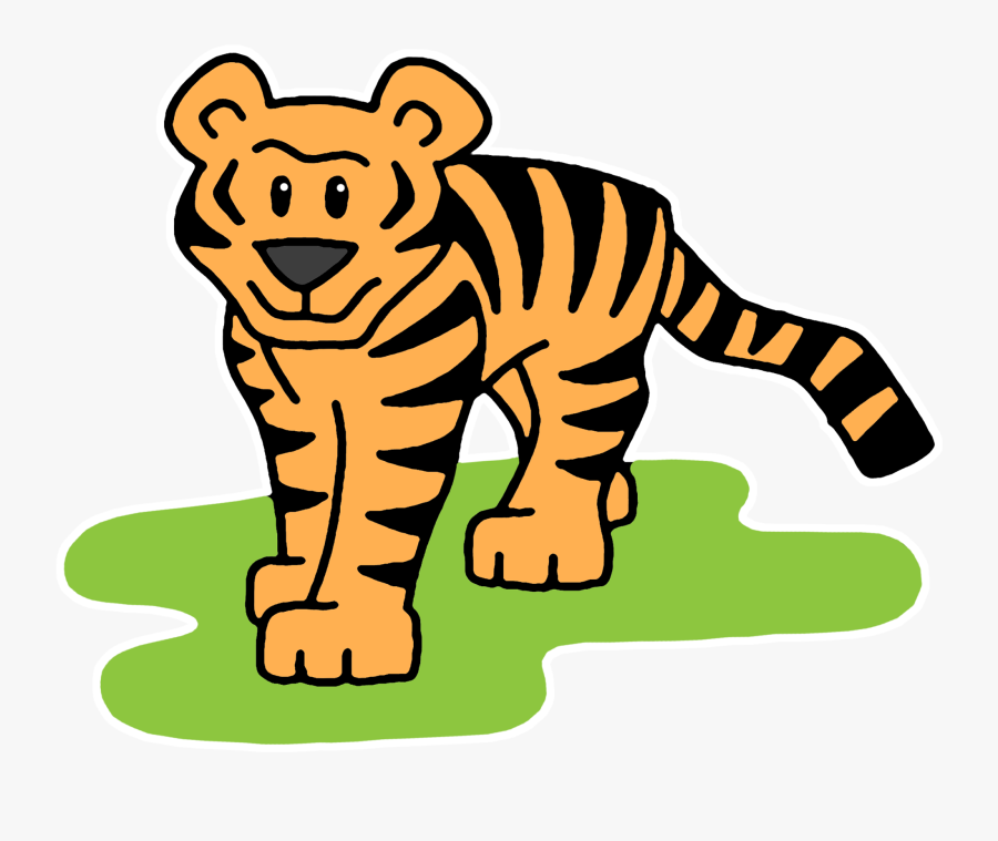 Bengal Tiger Cartoon , Png Download - Bengal Tiger Clip Art, Transparent Clipart