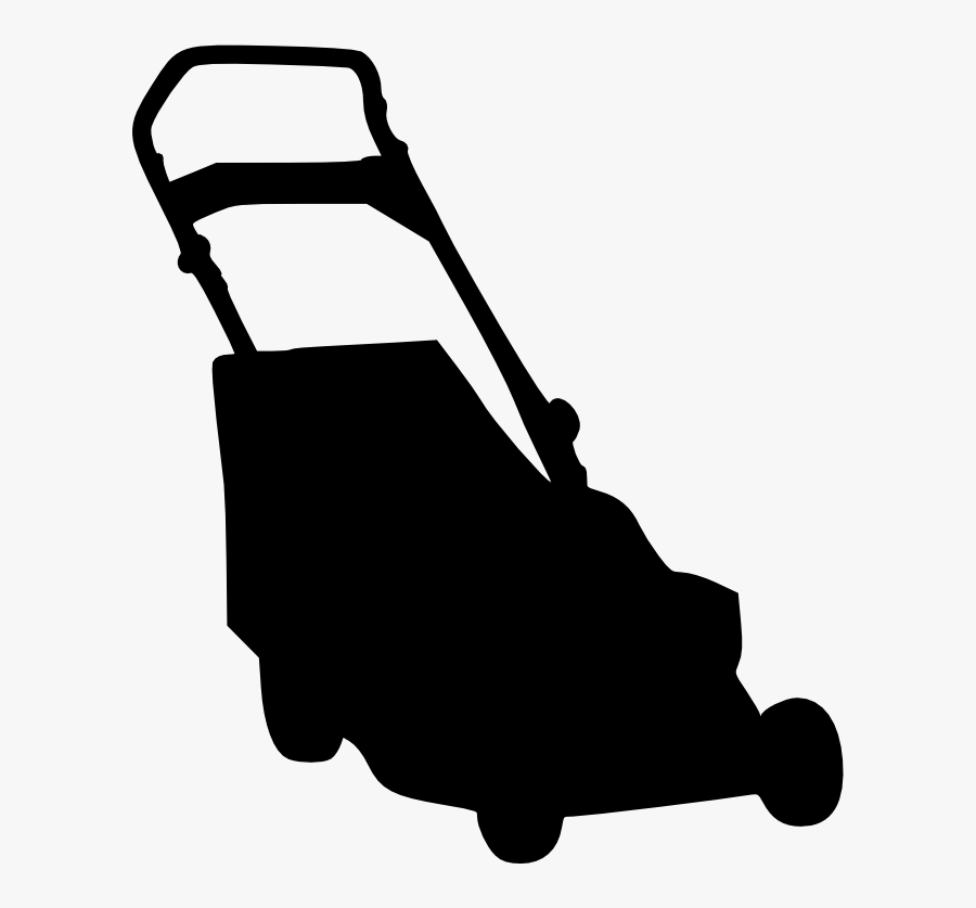 Lawn Mower Clip Art 3 - Clipart Lawn Mower Silhouette, Transparent Clipart