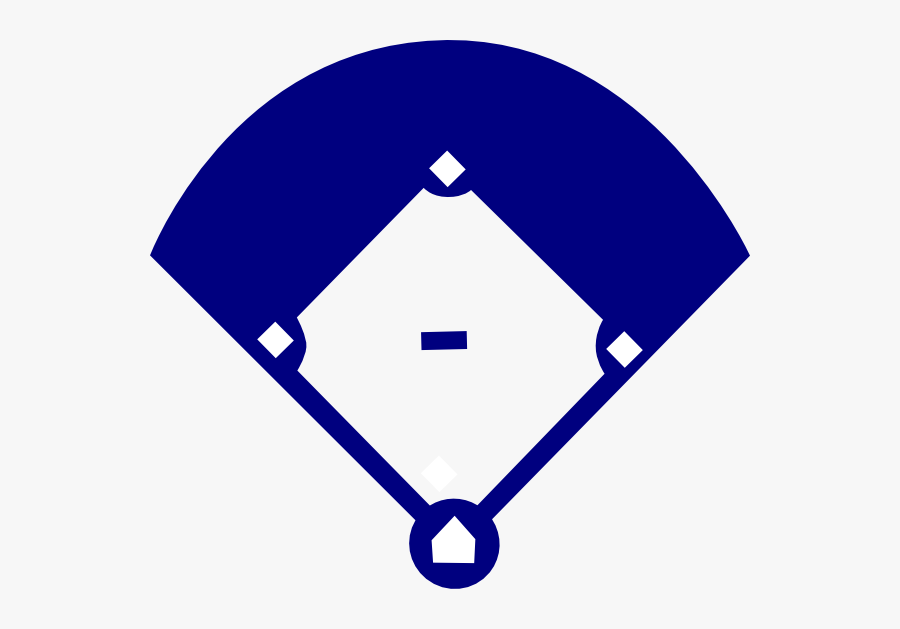 Baseball Field Blue Clip Art At Clker, Transparent Clipart