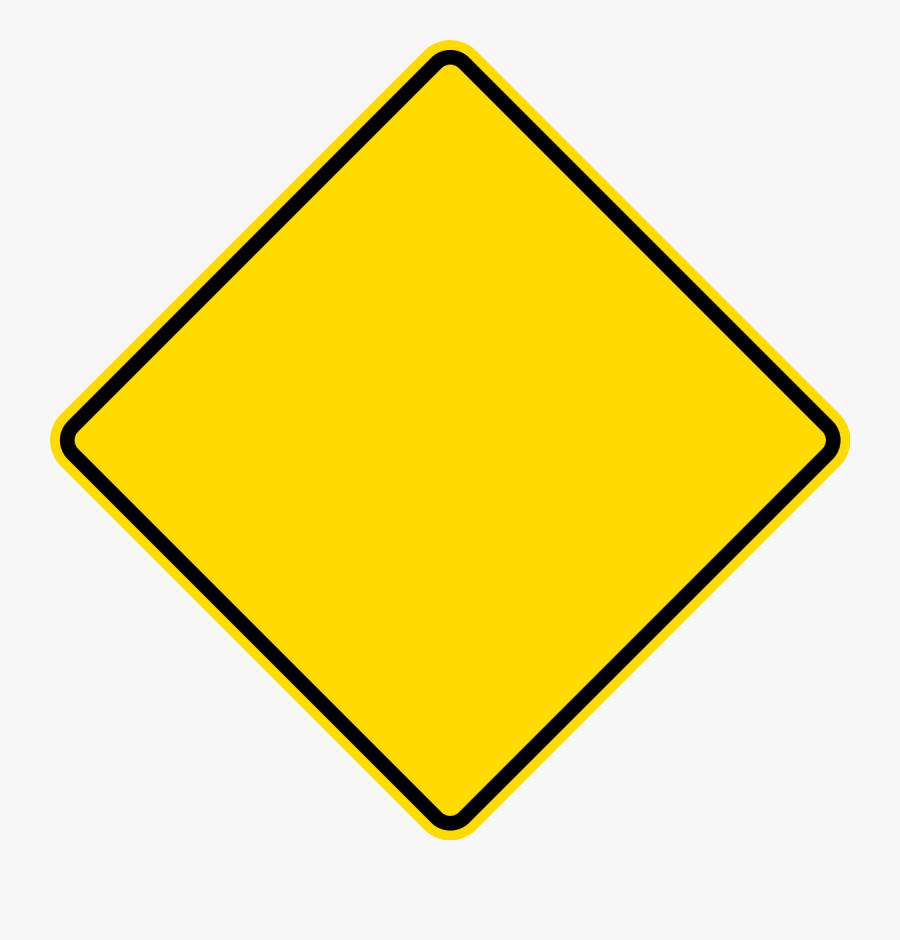 File Warning Svg Wikipedia - Yellow Diamond Shape Clipart, Transparent Clipart