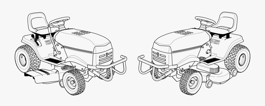 John Deere Riding Lawn Mower Repair Manual - John Deere Lawn Mower Drawing, Transparent Clipart