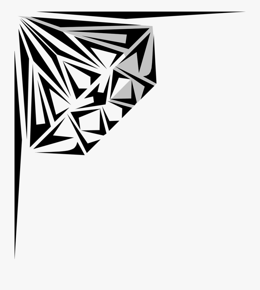 Diamond Clip Art Free Clipart Images 2 - Diamond Border Black And White, Transparent Clipart