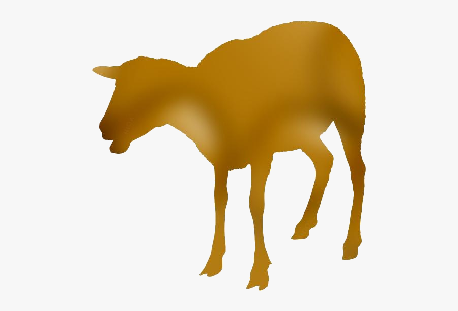 Transparent Cute Lamb Clipart, Cute Lamb Png Image - Cattle, Transparent Clipart