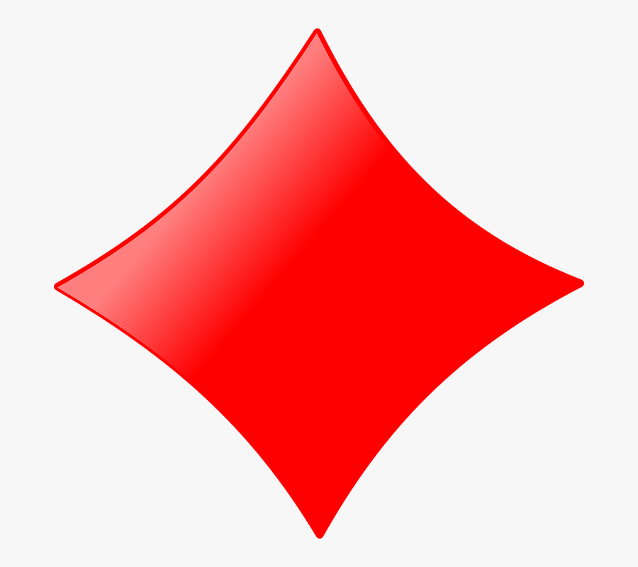 Diamond Svg Clip Arts - Red Flag, Transparent Clipart