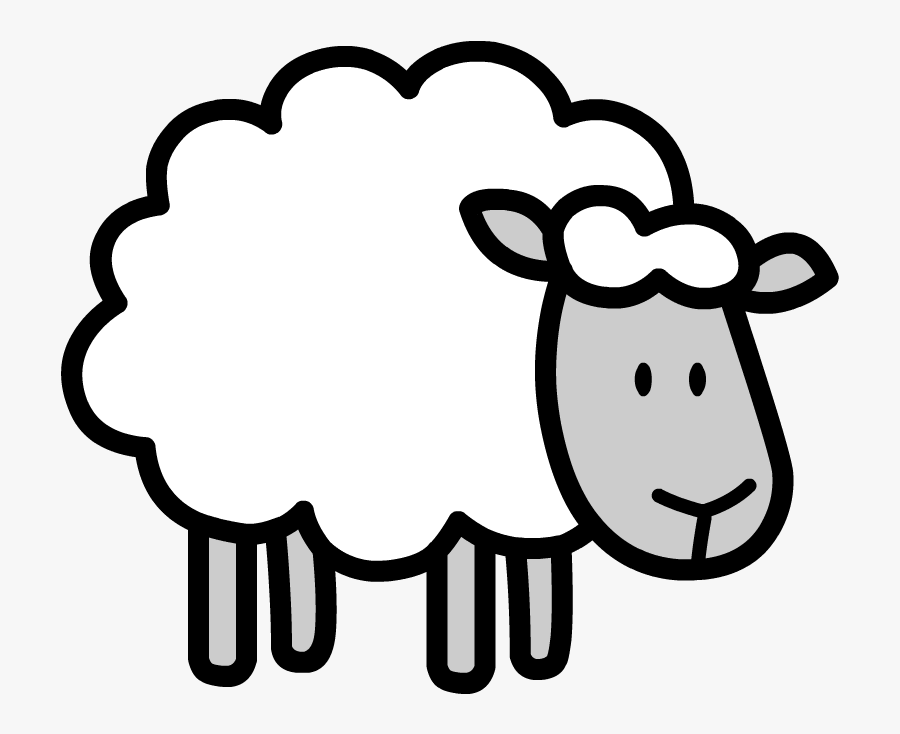 Sheep Clipart Draw - Dolly The Sheep Drawing, Transparent Clipart