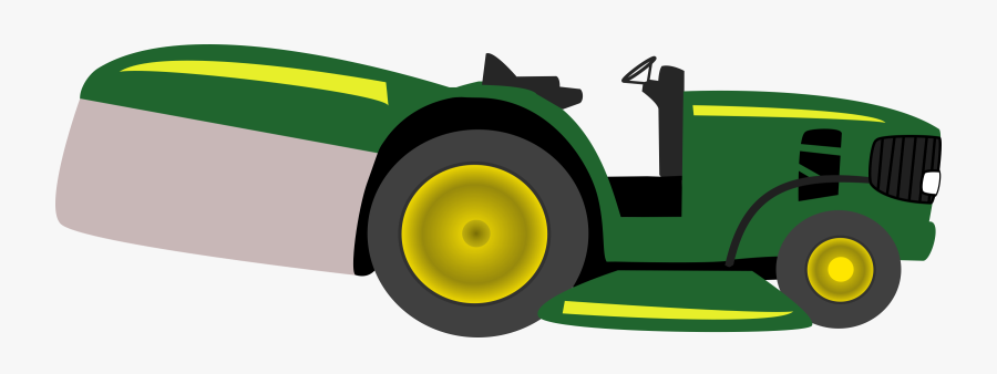 Car,yellow,automotive Tire - Lawn Mower Tractor Png, Transparent Clipart