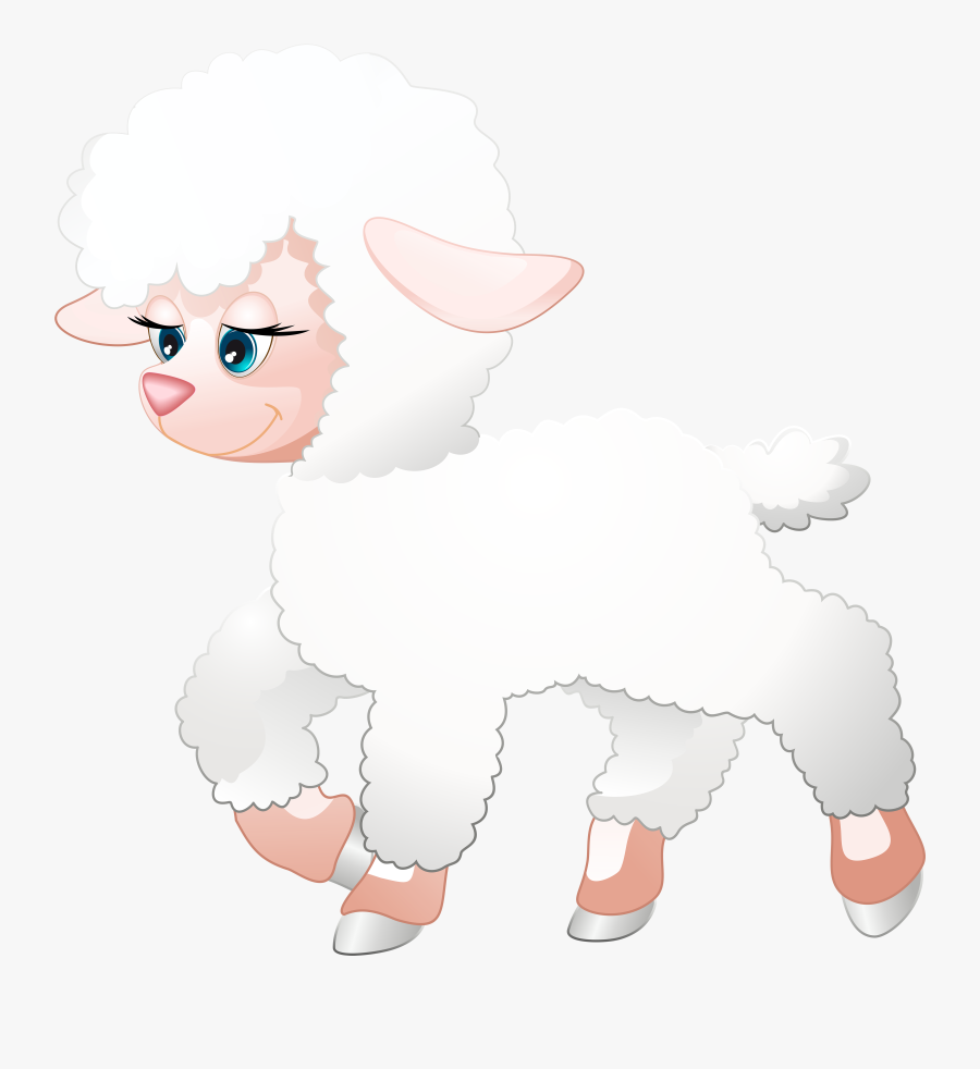 Clipart Easter Lamb - Cute Transparent Lamb, Transparent Clipart