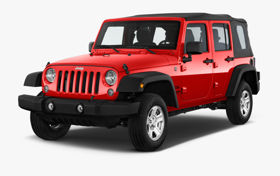 Jeep Wrangler Png Clipart - 2017 Jeep Wrangler Red, Transparent Clipart