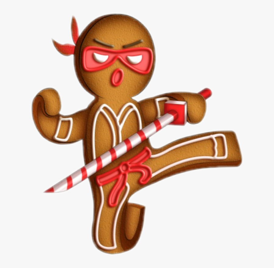 Ninja Clipart Gingerbread - Gingerbread Ninja Clipart, Transparent Clipart