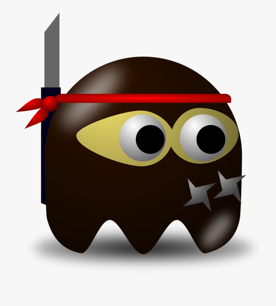 Free Clip Art "game Baddie - Pac Man Baddies, Transparent Clipart