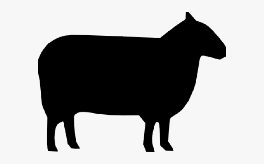 Sheep Silhouette Clip Art, Transparent Clipart