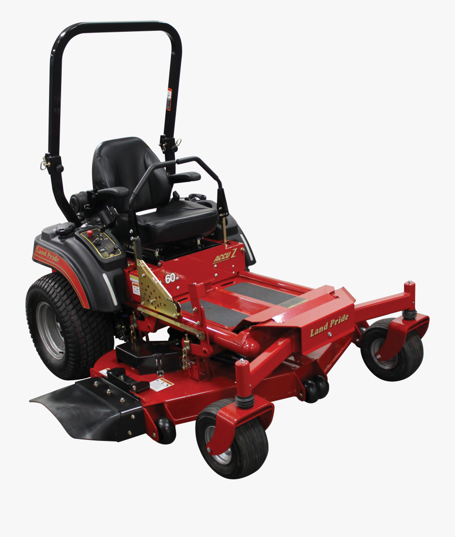 Transparent Lawn Mower Clipart Black And White - Land Pride 60 Inch Zero Turn, Transparent Clipart