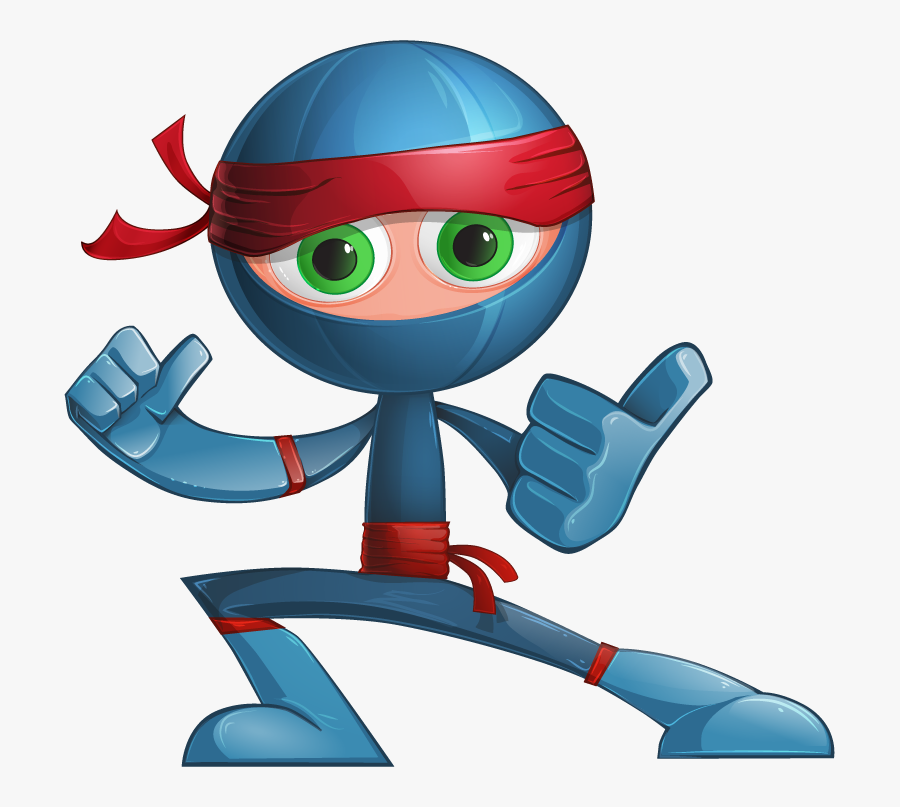 Logo Animations Your Video - Blue Ninja Clipart, Transparent Clipart