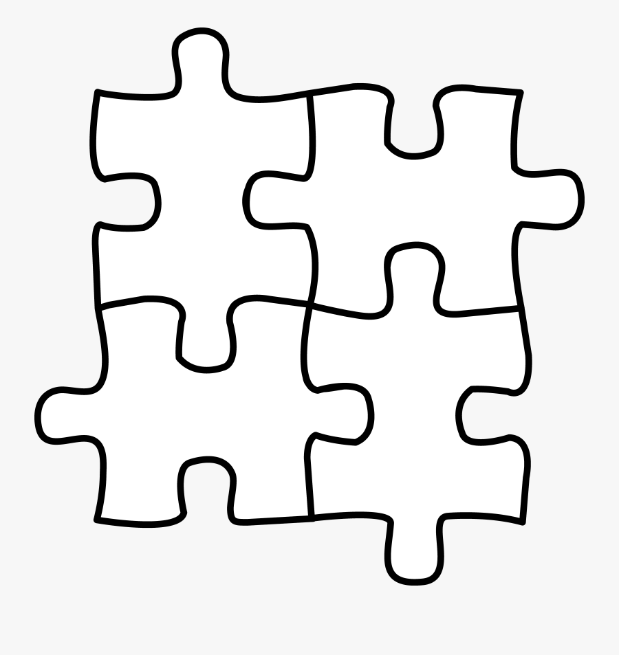 Puzzle Clipart Outline, Transparent Clipart
