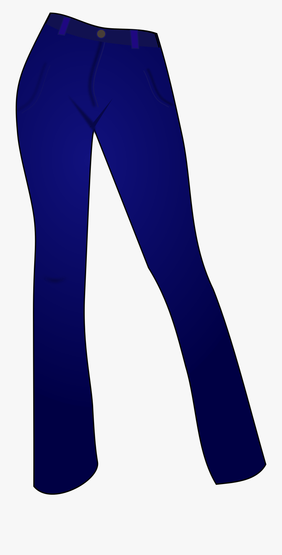 Purple Girl Pants Clipart With Transparent Background - Jeans Clip Art, Transparent Clipart