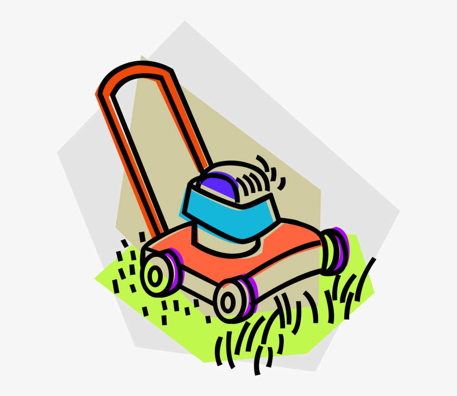 Transparent Lawn Mower Clip Art - Black And White Lawn Mower Clipart, Transparent Clipart