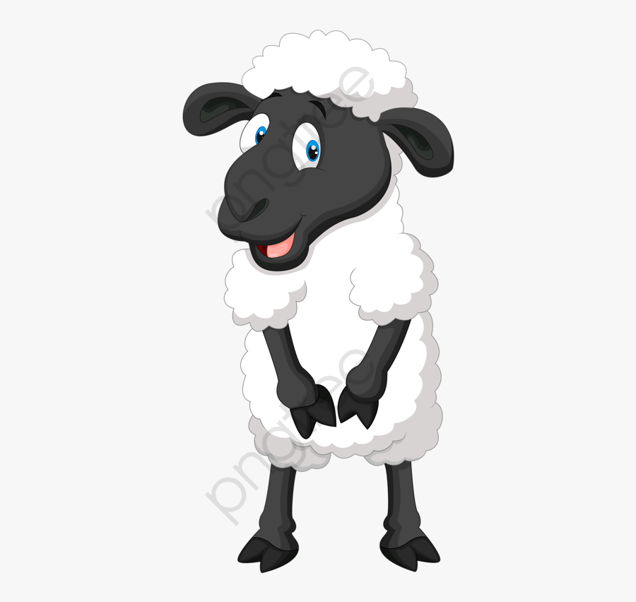 Happy Little Lamb - Sheep Vector Png, Transparent Clipart