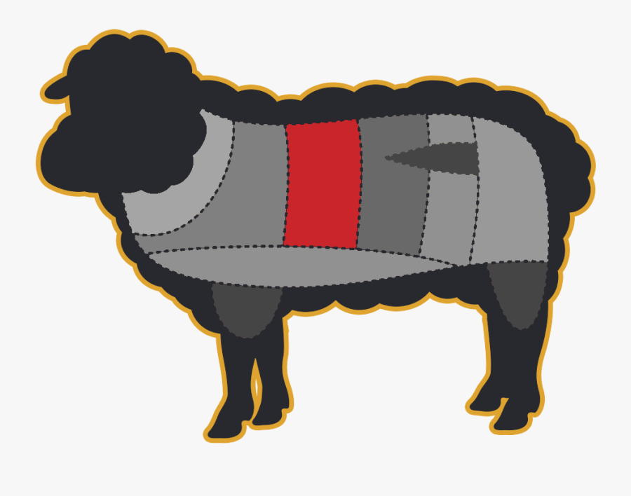 Part Of The Lamb Is Backstrap - Backstrap Lamb, Transparent Clipart