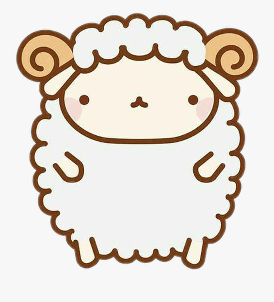 #sheep #lamb #kawaii #anime #freetoedit - Kawaii Sheep Png, Transparent Clipart