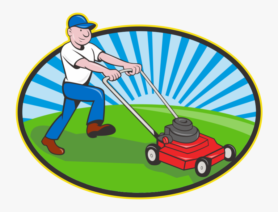 Lawn Mowers Clip Art Vector Graphics Image - Dessin Tondeuse A Gazon, Transparent Clipart